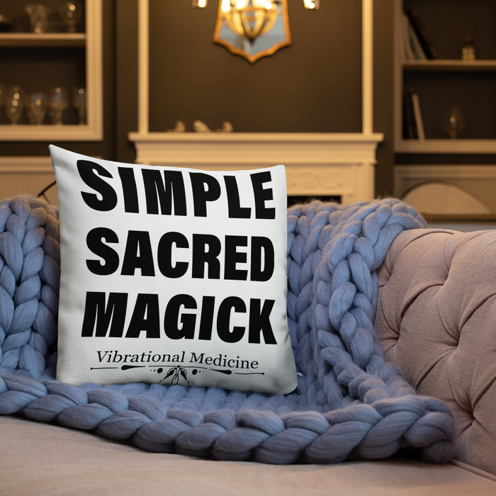 Simple Sacred Magick Premium Pillow 18"x18"