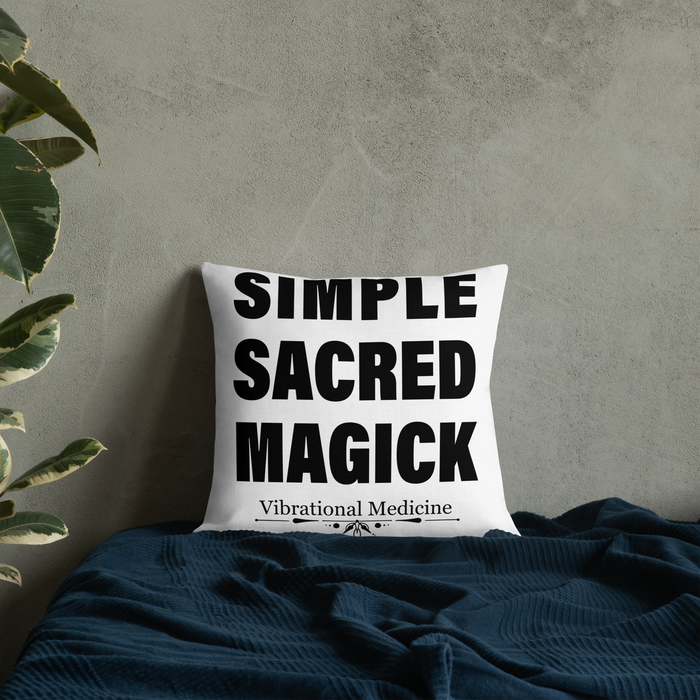 Simple Sacred Magick Premium Pillow 18"x18"