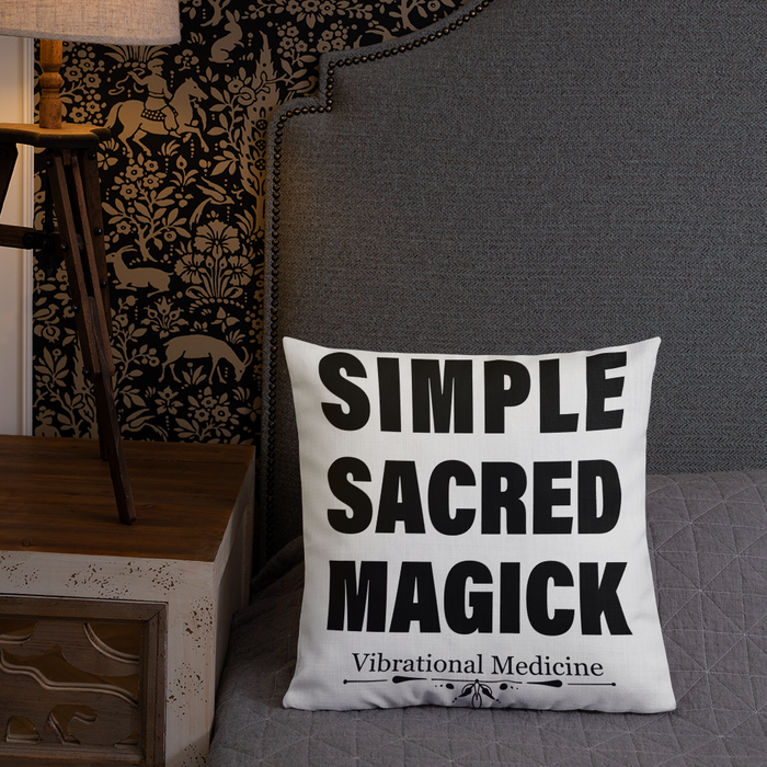 Simple Sacred Magick Premium Pillow 18"x18"