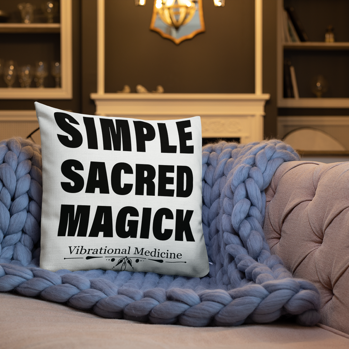 Simple Sacred Magick Premium Pillow 18"x18"