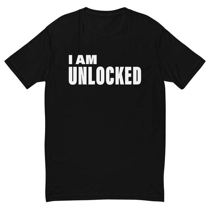 I Am Unlocked (Men-Black) Short Sleeve T-shirt