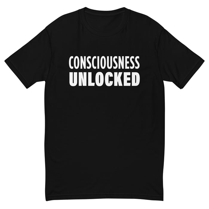 Consciousness Unlocked (Men-Black) Short Sleeve T-shirt