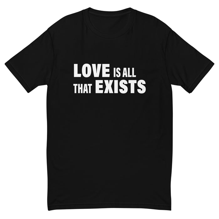 Love Is All That Exist (Men-Black) Short Sleeve T-shirt