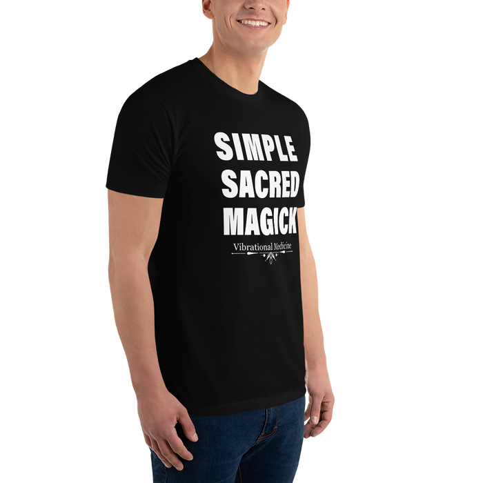 Simple Sacred Magick (Black) Short Sleeve T-shirt