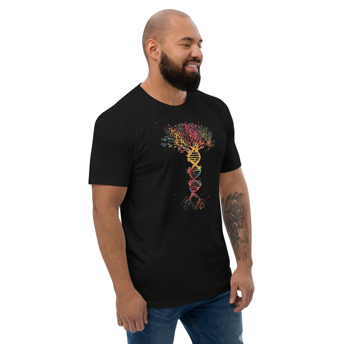 TreeNA Rainbow (Men-Black) Short Sleeve T-shirt