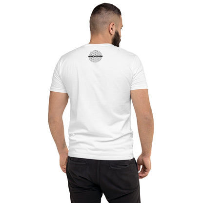Keep Your Attention On Your Intention (Men-White) Short Sleeve T-shirt