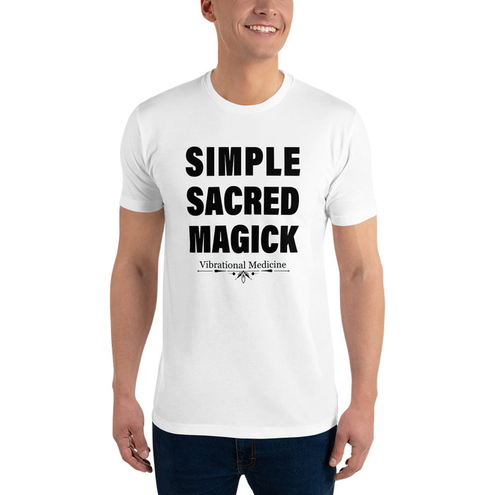 Simple Sacred Magick (White) Short Sleeve T-shirt