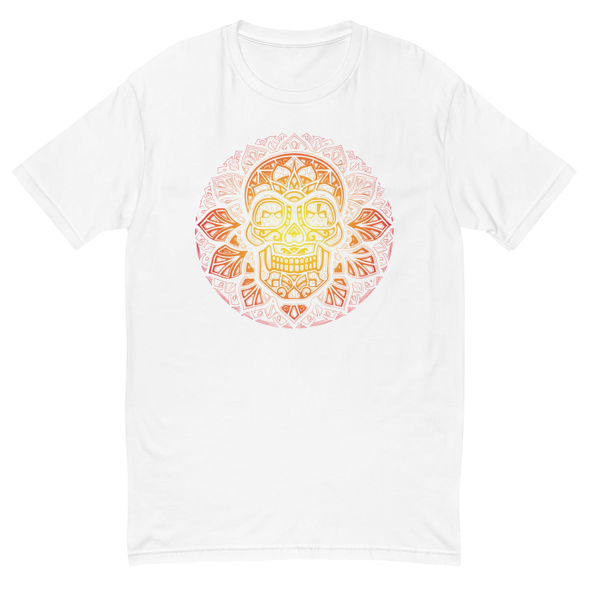 Sacred Skull (Men-White) Short Sleeve T-shirt