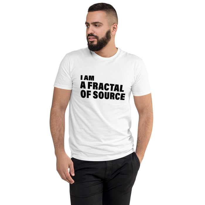 I Am A Fractal Of Source (Men-White) Short Sleeve T-shirt