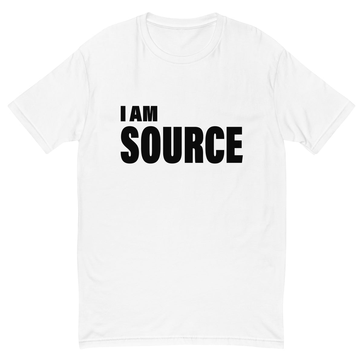 I Am Source (Men-White) Short Sleeve T-shirt