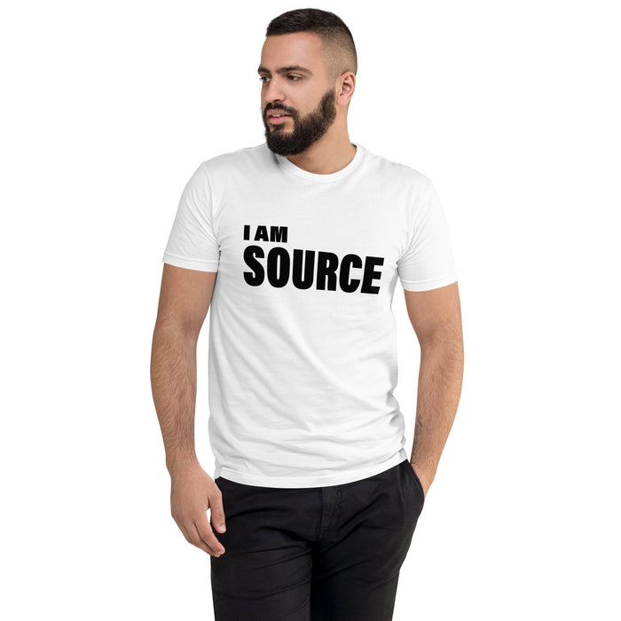 I Am Source (Men-White) Short Sleeve T-shirt