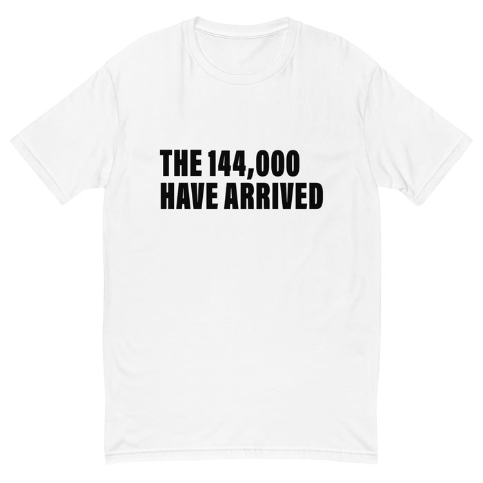 The 144000 Have Arrived (Men-White) Short Sleeve T-shirt