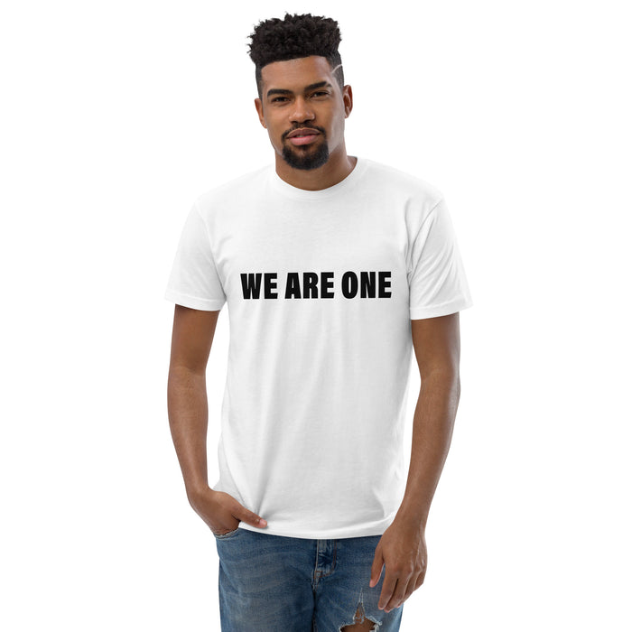 We Are One (Men-White) Short Sleeve T-shirt