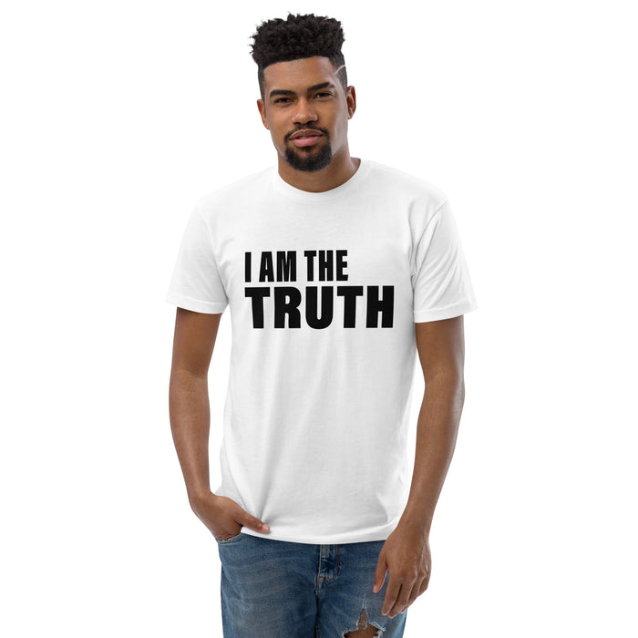 I Am The Truth (Men-White) Short Sleeve T-shirt