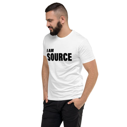 I Am Source (Men-White) Short Sleeve T-shirt
