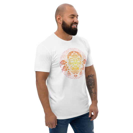 Sacred Skull (Men-White) Short Sleeve T-shirt