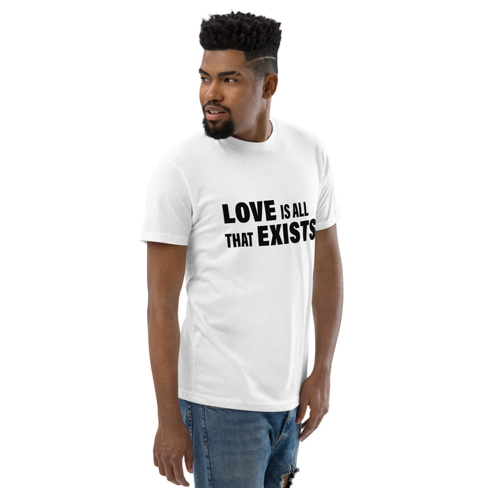Love Is All That Exist (Men-White) Short Sleeve T-shirt