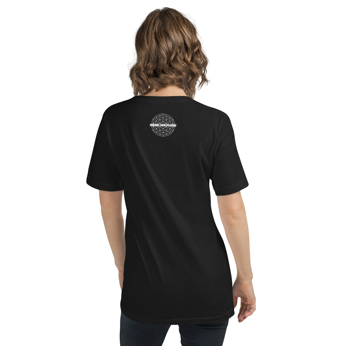 My Heart Is Open (Women-Black) - Unisex Short Sleeve V-Neck T-Shirt
