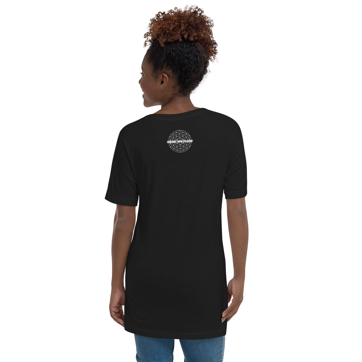 You Are The Light Of The World (Women-Black) - Unisex Short Sleeve V-Neck T-Shirt
