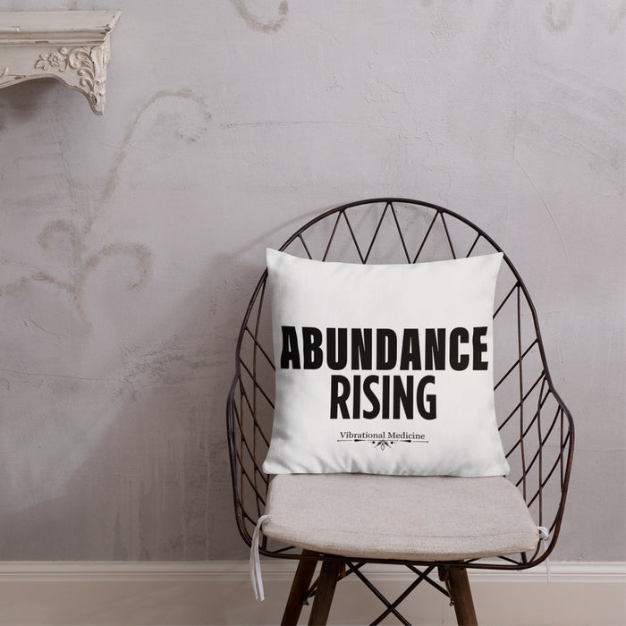 Abundance Rising Premium Pillow 18″×18″