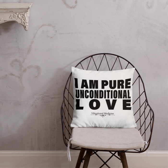 I Am Pure Unconditional Love Premium Pillow 18″×18″