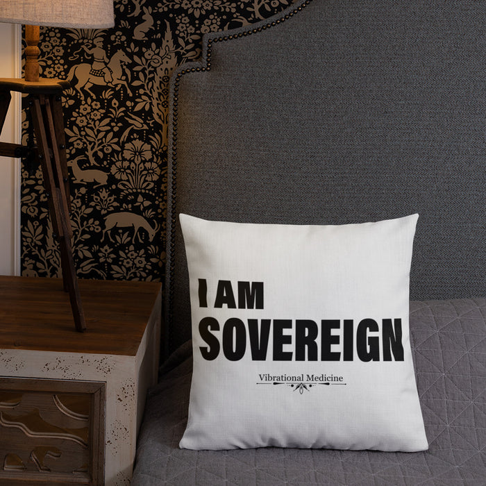 I Am Sovereign Premium Pillow 18″×18″