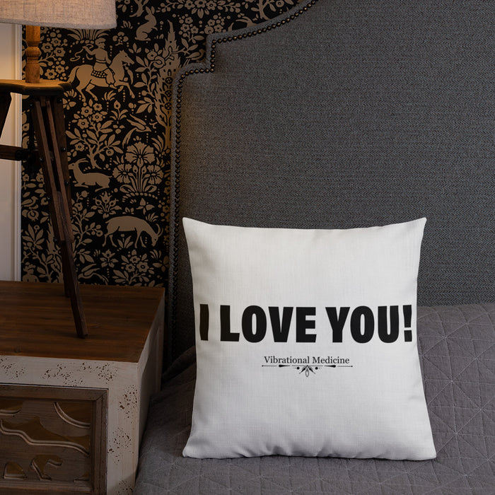 I Love You! Premium Pillow 18″×18″