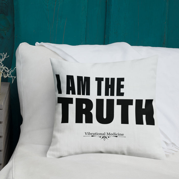 I Am The Truth Premium Pillow 18″×18″