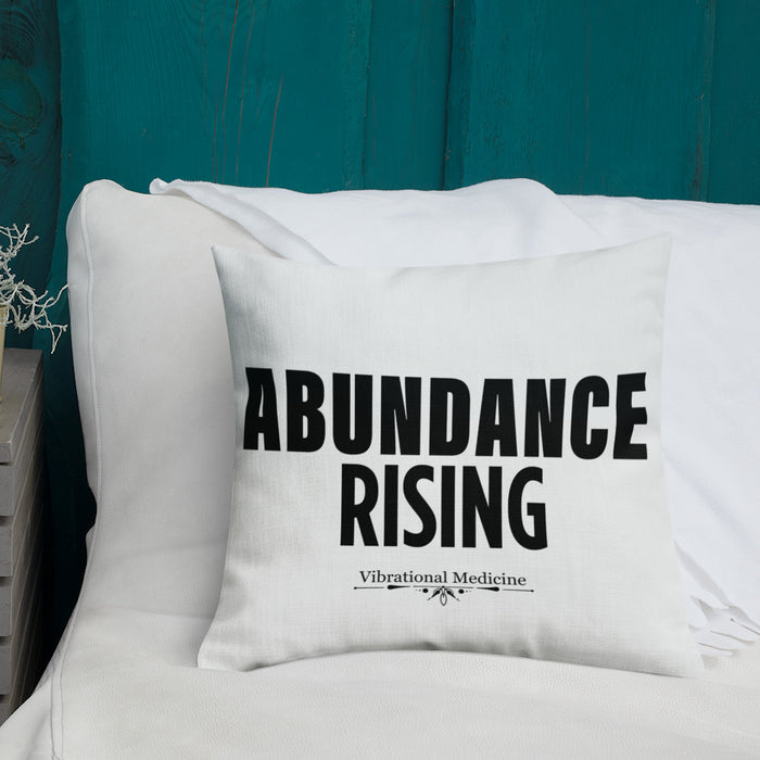 Abundance Rising Premium Pillow 18″×18″