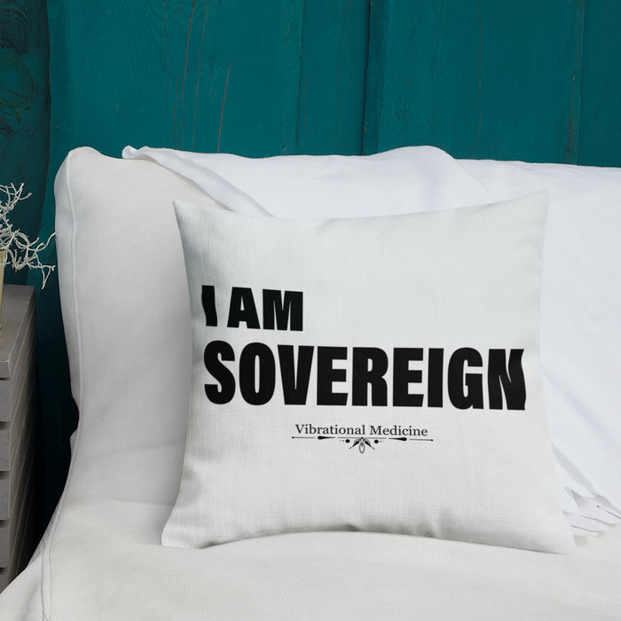 I Am Sovereign Premium Pillow 18″×18″