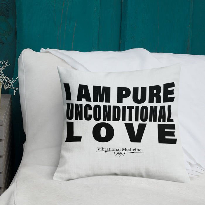 I Am Pure Unconditional Love Premium Pillow 18″×18″