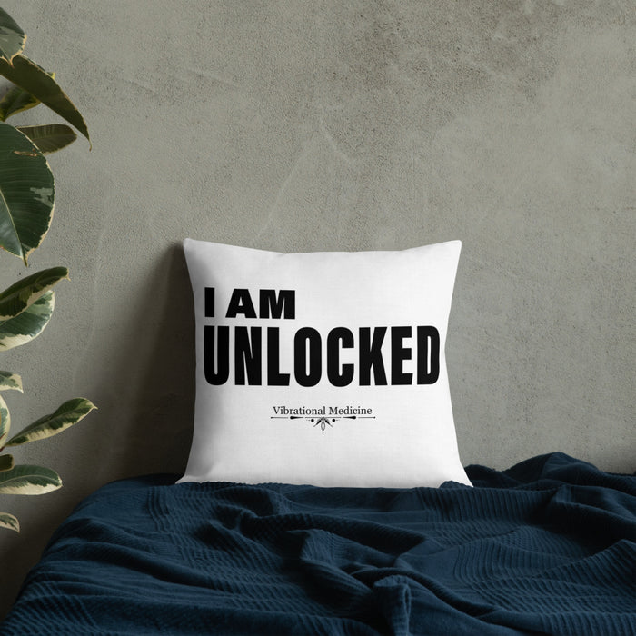 I Am Unlocked Premium Pillow 18″×18″