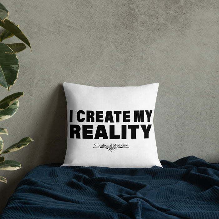 I Create My Reality Premium Pillow 18″×18″