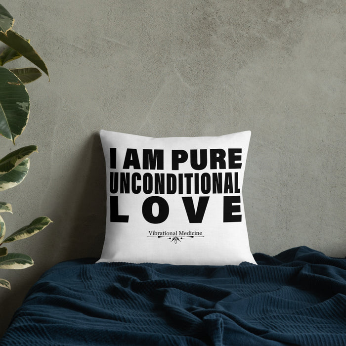 I Am Pure Unconditional Love Premium Pillow 18″×18″