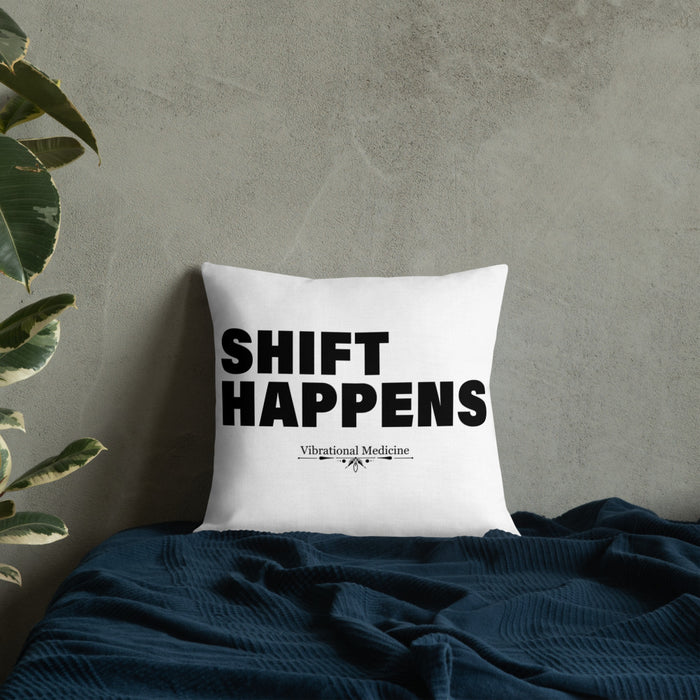 Shift Happens Premium Pillow 18″×18″