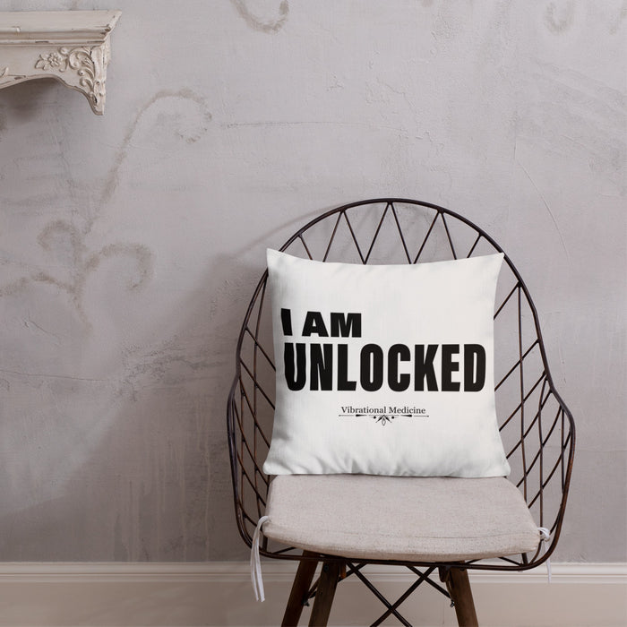 I Am Unlocked Premium Pillow 18″×18″