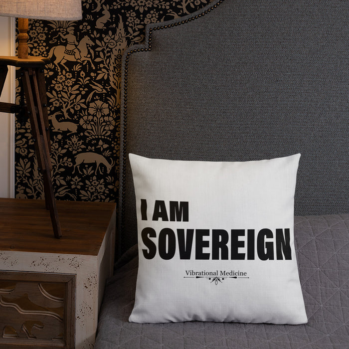 I Am Sovereign Premium Pillow 18″×18″