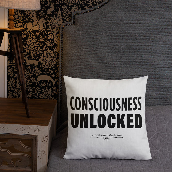 Consciousness Unlocked Premium Pillow 18″×18″