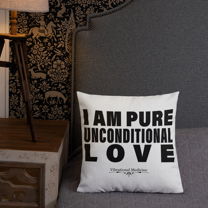 I Am Pure Unconditional Love Premium Pillow 18″×18″