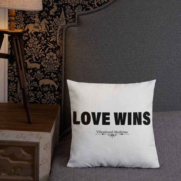 Love Wins Premium Pillow 18″×18″