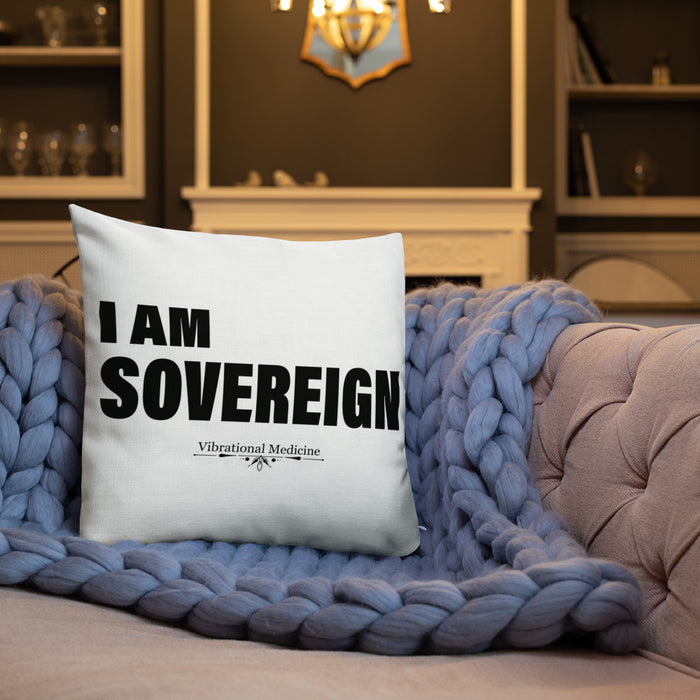 I Am Sovereign Premium Pillow 18″×18″