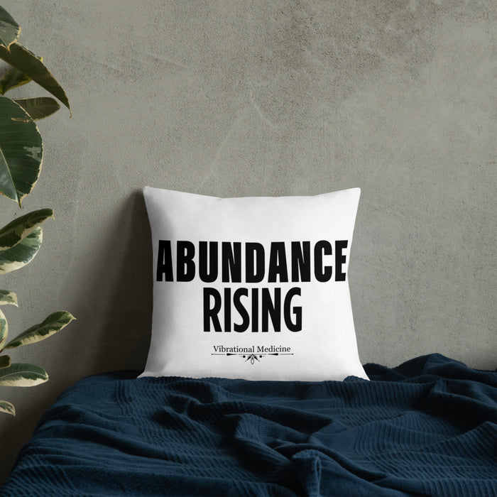 Abundance Rising Premium Pillow 18″×18″