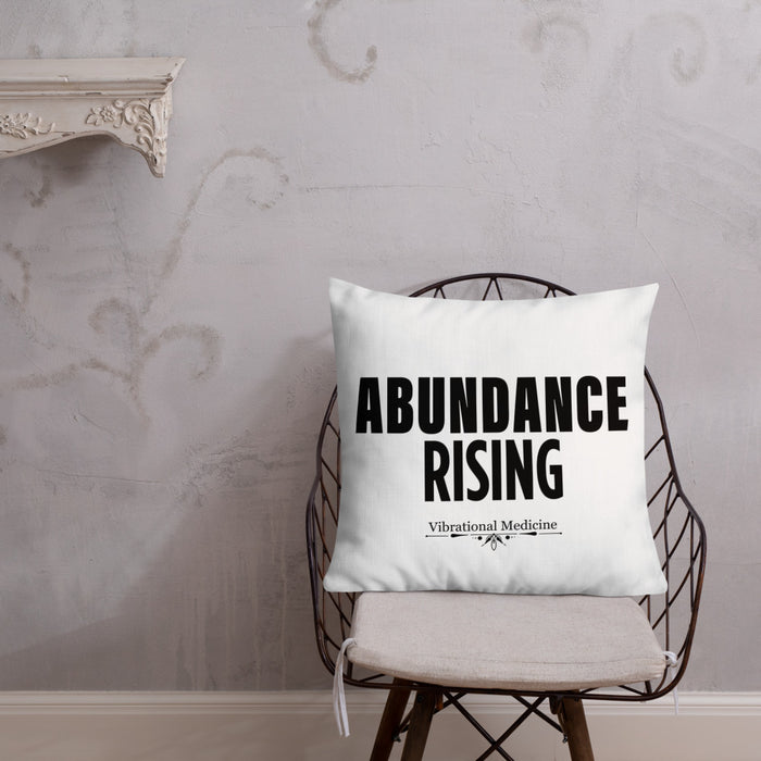 Abundance Rising Premium Pillow 22″×22″