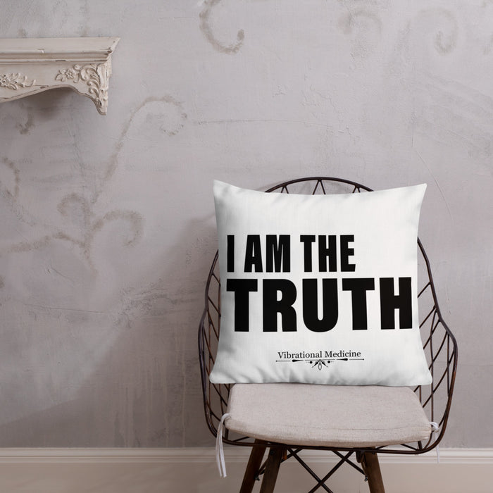 I Am The Truth Premium Pillow 22″×22″