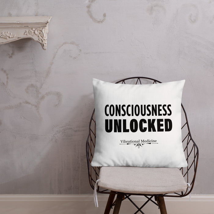 Consciousness Unlocked Premium Pillow 22" x 22"