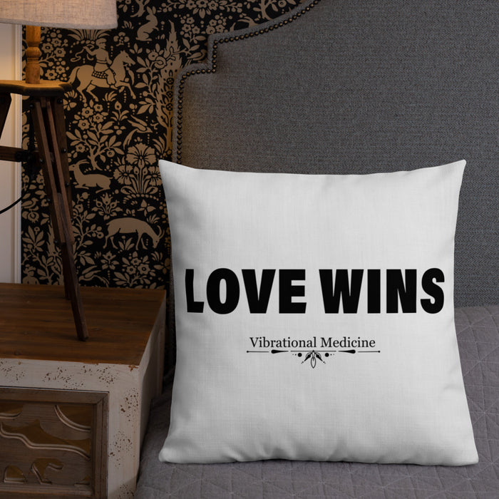 Love Wins Premium Pillow 22″×22″