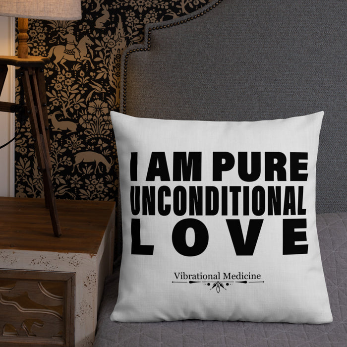 I Am Pure Unconditional Love Premium Pillow 22″×22″