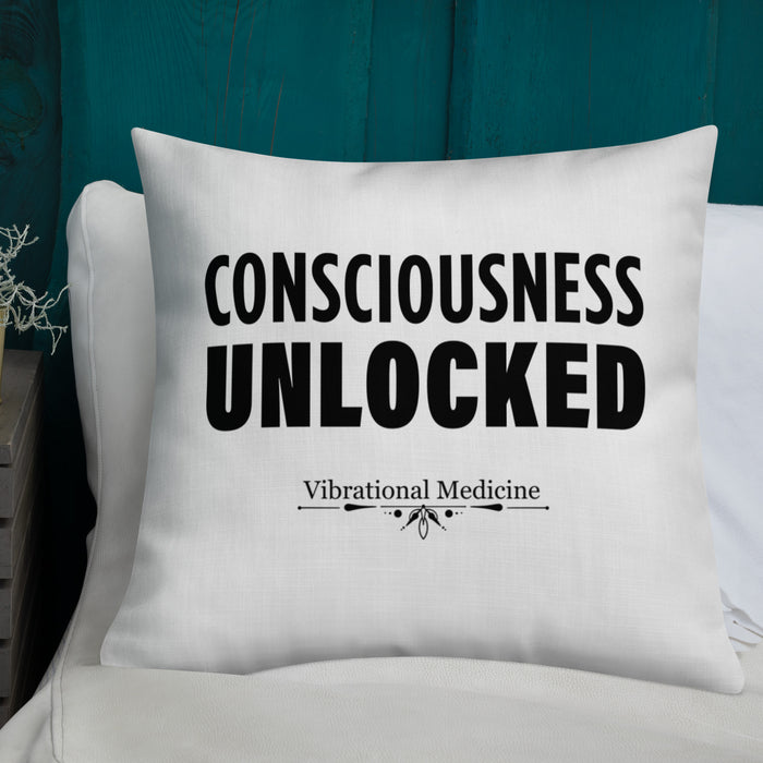 Consciousness Unlocked Premium Pillow 22" x 22"