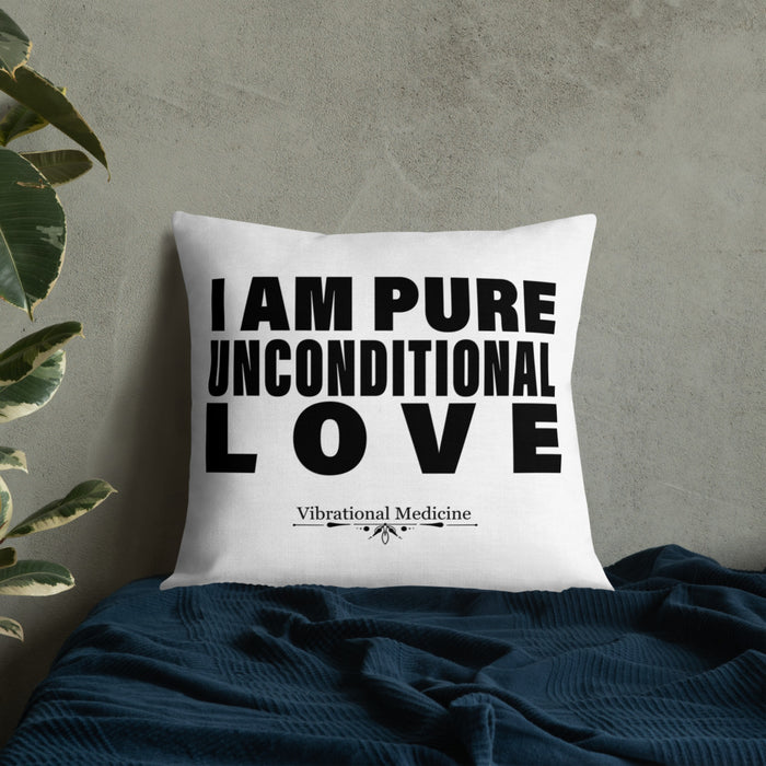 I Am Pure Unconditional Love Premium Pillow 22″×22″