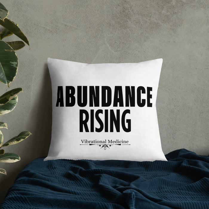 Abundance Rising Premium Pillow 22″×22″